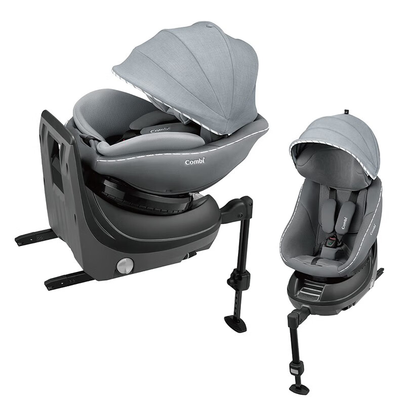 康贝（Combi）【海外直邮】儿童可调节宝宝汽车座椅culmoveadvance  ISOFIX  JP-590 118431 灰色 (GL)