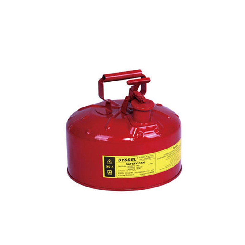 西斯贝尔SYSBEL  SCAN001R 金属安全罐I型金属安全罐2.5Gal(9.5L)红色  1个装