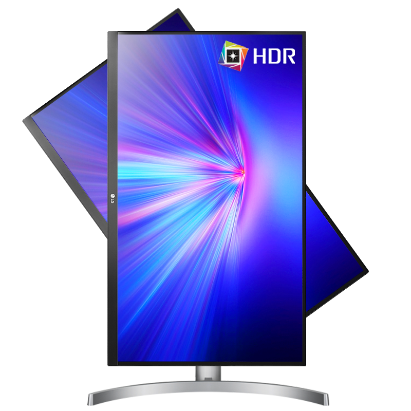 LG 乐金 27英寸 4K超高清 HDR400 sRGB99% FreeSync 适用PS5 旋转升降 低闪屏 双HDMI 办公显示器27UL650