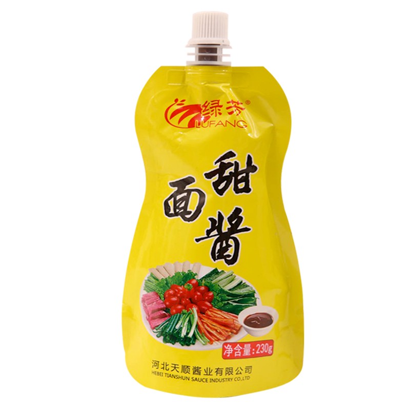 绿芳 豆瓣酱 甜面酱 干黄酱调味酱 酱香浓郁 甜面酱230g