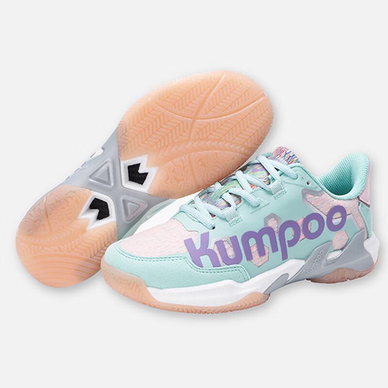 薰风(KUMPOO)御风G76羽毛球鞋 创新猎爆中底轻弹减震防滑抗扭轻便熏风运动鞋 G76 浅绿 45
