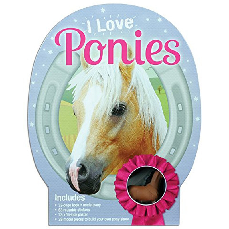 【现货】i love ponies 我喜欢,小马 儿童游戏图书 亲子童书