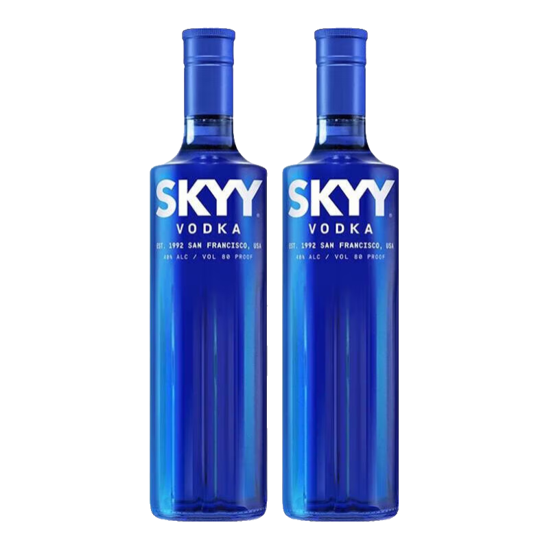 ������SKYY��Ʒ���Ƽ� �������ؼ� SKYY VODKA ������ؼ� ԭװ��������Ҿ� �������ؼ� 750mL 2ƿ