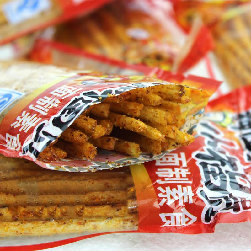 90后怀旧小零食麻辣小时候好吃的食品 神厨小福贵辣条【10包】 包邮