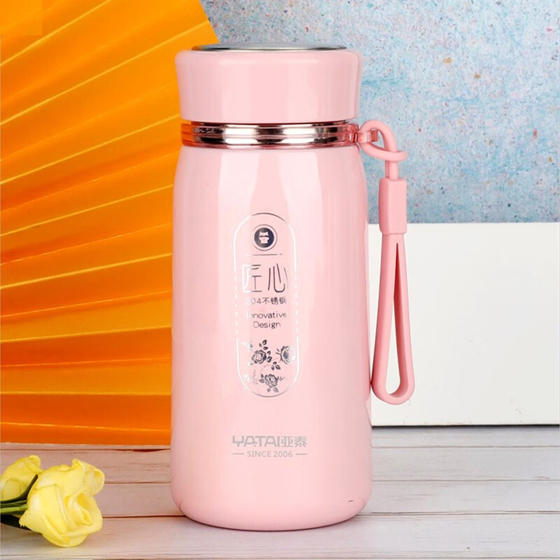 喆派亚泰保温杯亚泰保温杯女士高颜值可爱泡茶杯学生小巧便携简约水杯