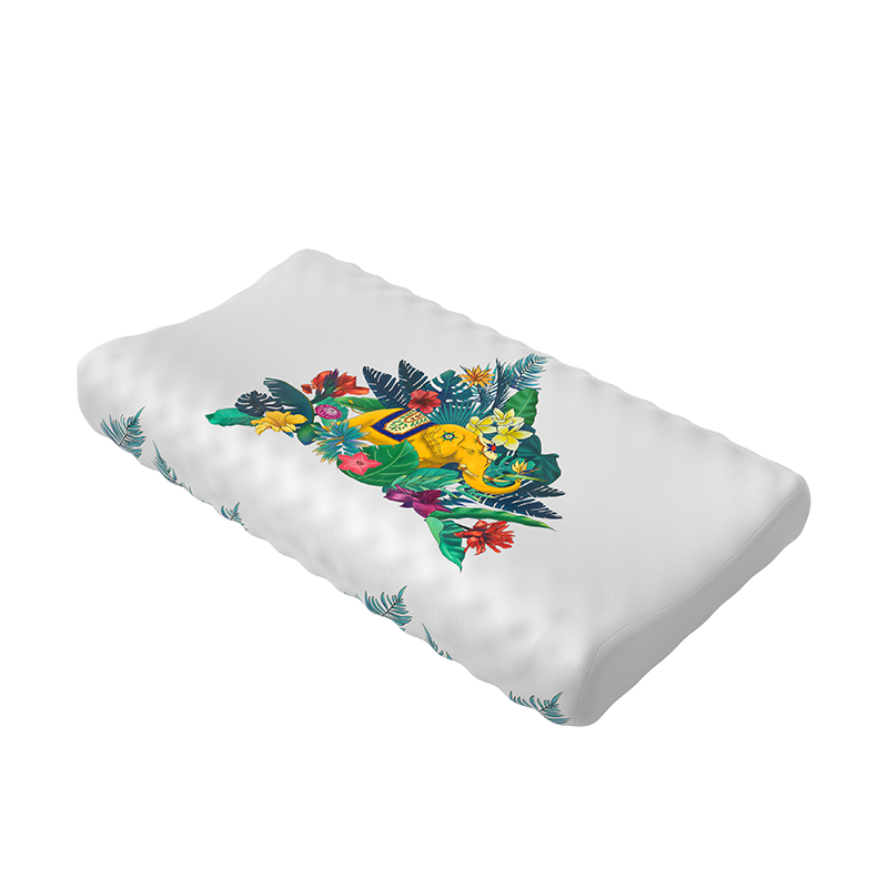 泰嗨（TAIHI）泰国天然乳胶枕头睡眠按摩枕泰国进口颈椎枕芯橡胶枕头 泰象吉祥-花生枕 乳胶枕头