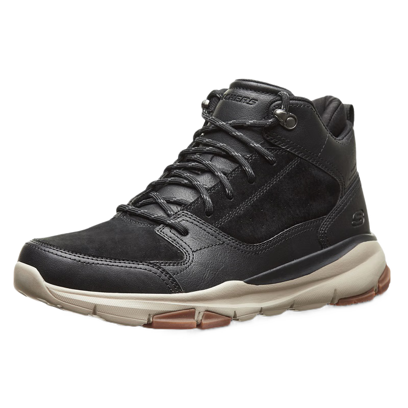 斯凯奇（Skechers）新年礼物男鞋冬中高帮休闲鞋户外百搭增高男靴运动鞋工装靴65731