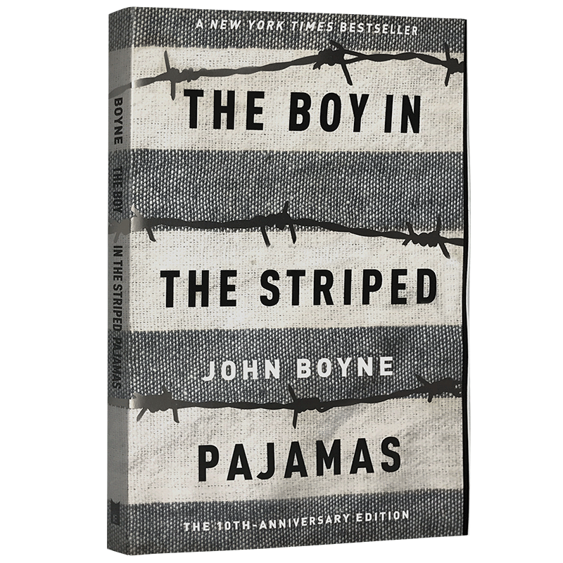 预订英文原版 the boy in the striped pyjamas 穿条纹睡衣的男孩