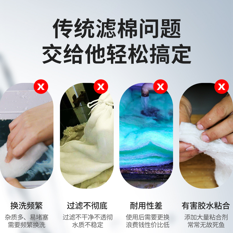 鱼缸透水性最好的过滤棉(鱼缸过滤棉哪个牌子最好)