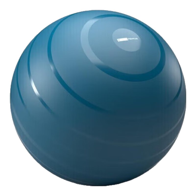 DECATHLON 迪卡侬 瑜伽球普拉提加厚瑞士球GYPA大号-75厘米-蓝绿-4135366