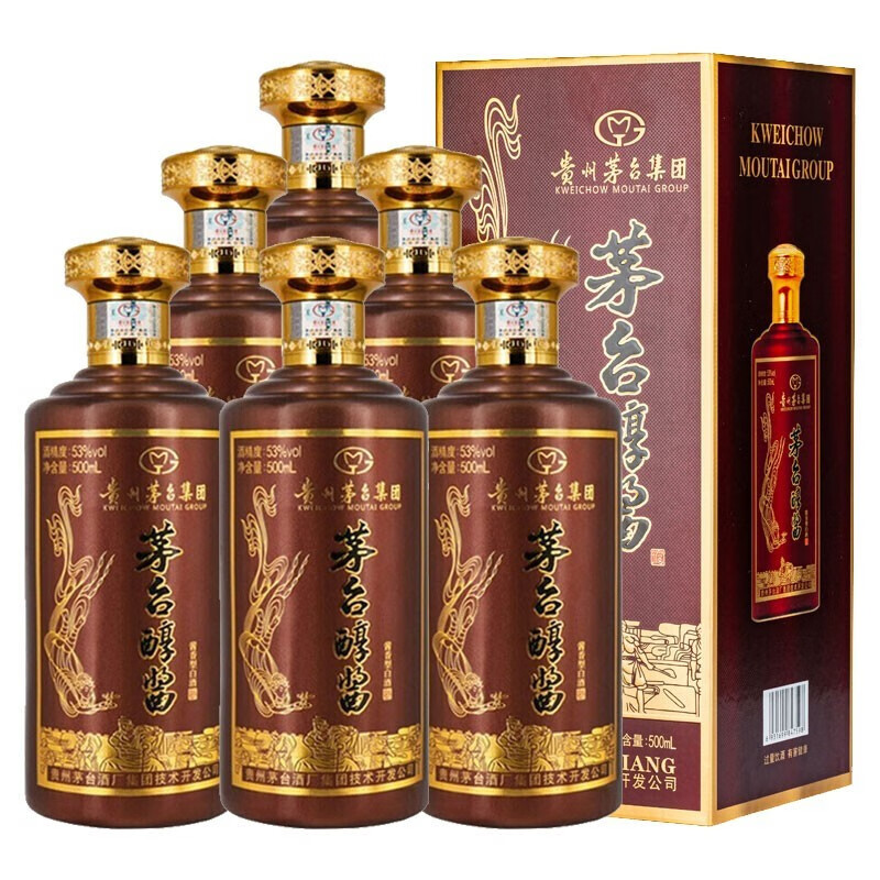 贵州茅台集团技开公司 53度茅台醇酱封藏n10酱香型白酒500ml* 6瓶整箱