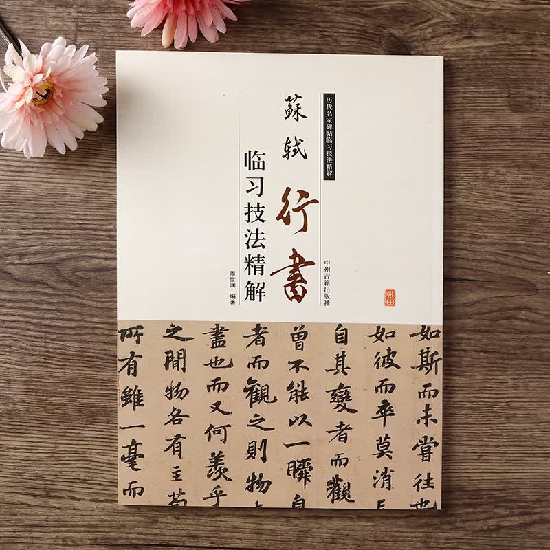 苏轼行书临习技法精解 历代名家碑帖 黄州寒食诗帖 前赤壁赋 次韵秦太虚见戏耳聋诗帖 毛笔书法临摹字帖