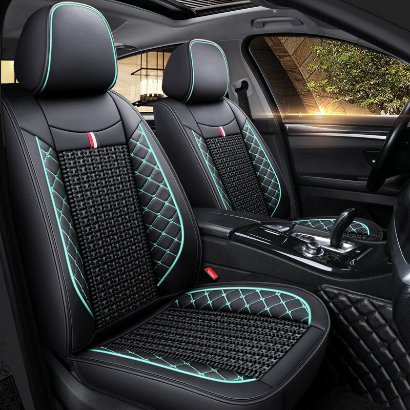 却与鸟一汽森雅r7新能源m r8 r9 s80汽车座椅套夏季凉坐垫全包围冰丝