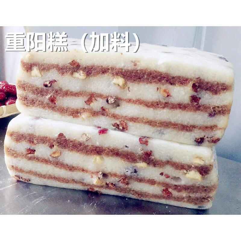 崇明糕糯米糕上海崇明特产传统小吃重阳糕加料500g (松糕)纯白无料 3