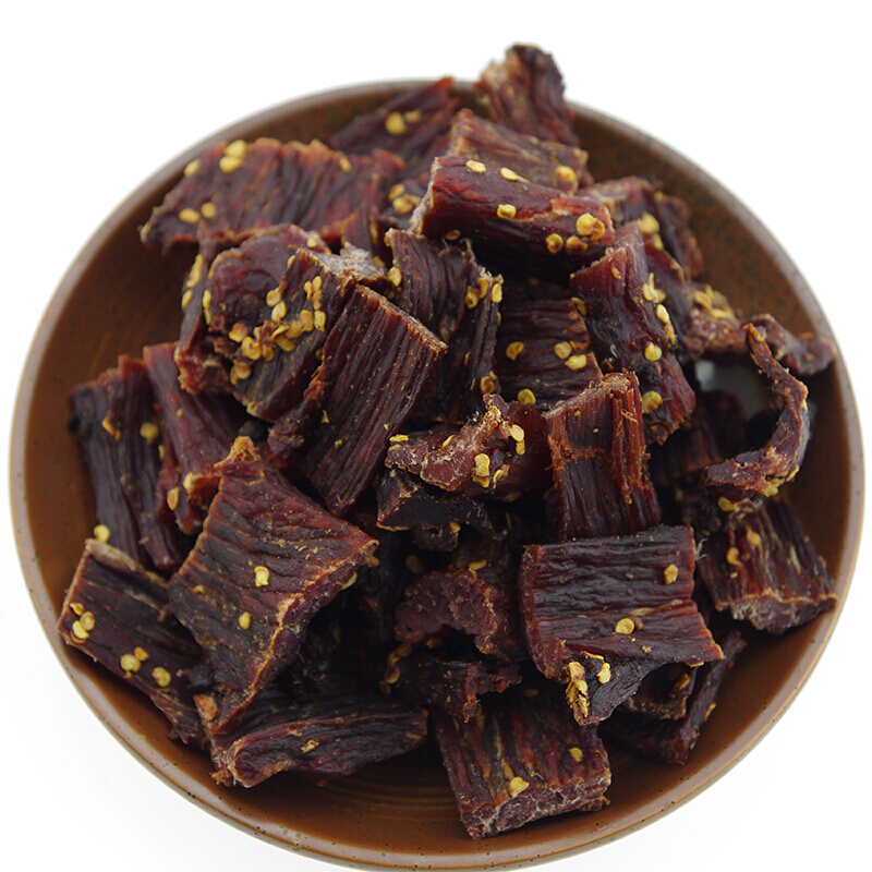 四川特产阆中古城手撕风干五香麻辣味牛肉干180g真空袋装 五香