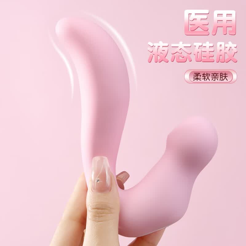报春花恒温吮吸震动棒女性专用自慰器亲肤柔软医用硅胶加热按摩器振动棒 樱花粉(赠送100ml医用润滑液)