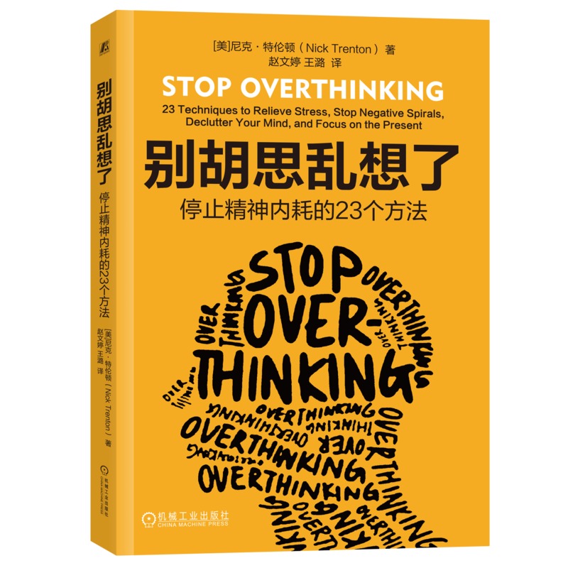 别胡思乱想了：停止精神内耗的23个方法 停止胡思乱想和精神内耗，成为强大自我，亚马逊五星图书