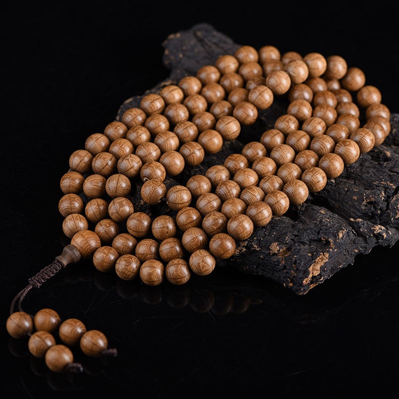 芝林阁  正宗五台山降龙木手串老料六道木手链念珠降龙木佛珠文玩 老