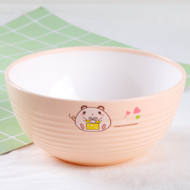 abdt幼儿园防摔碗 碗防摔宝宝吃饭碗卡通可爱吃面碗耐摔米饭碗汤碗辅