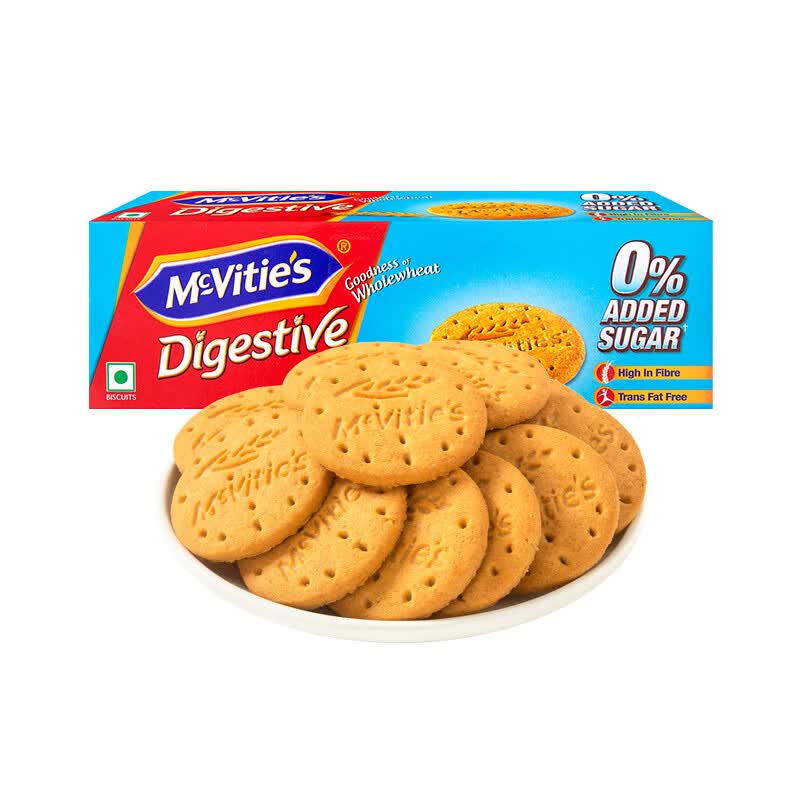 麦维他(mcvities)消化饼休闲办公室零食点心 饼150g*1盒