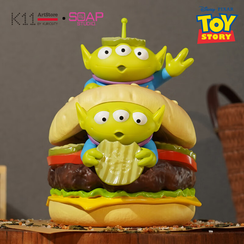 soap studio玩具总动员三眼仔汉堡卡通周边动漫人偶潮玩手办桌面摆件