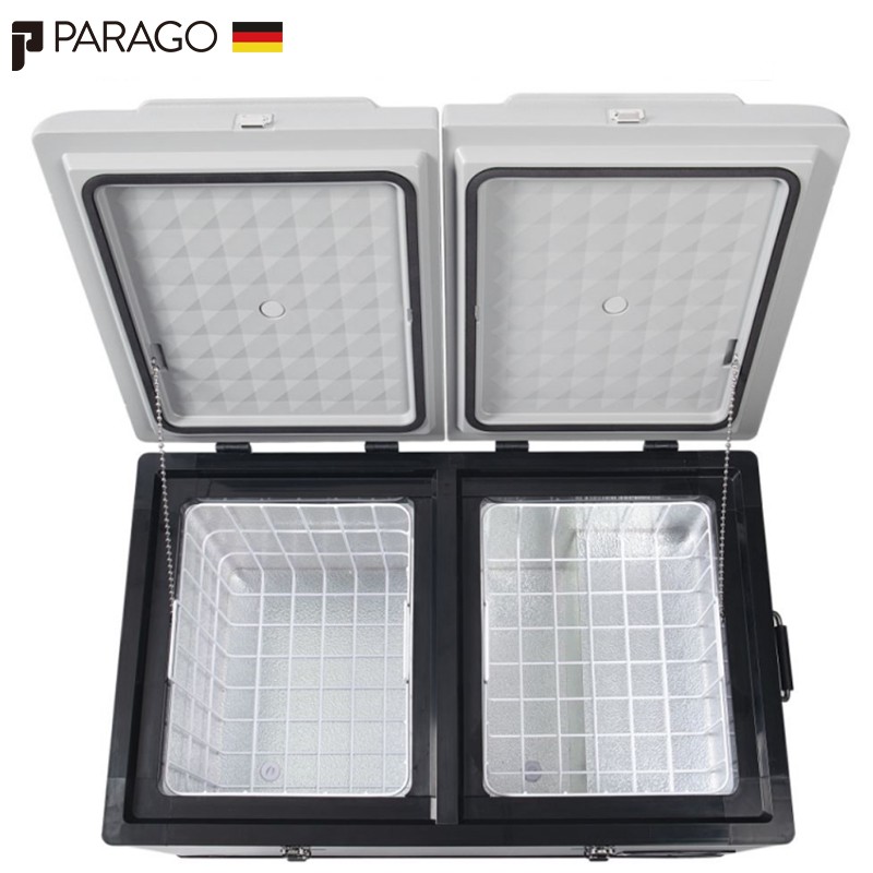 派拉格parago大容量移动车载冰箱pg75升双温控德国冰箱65w胰岛素冷藏