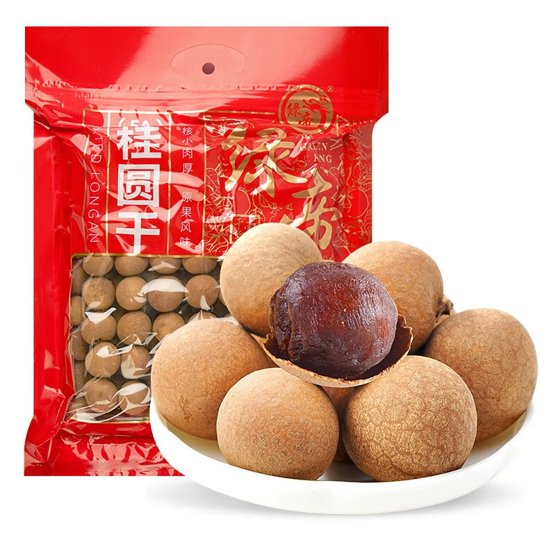 绿帝5A大个桂圆干福建龙眼干 干货特产500g 银耳莲子羹食材