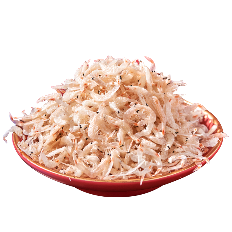 北海印象淡干虾皮干货精品小虾米虾皮粉新鲜可打粉海产海鲜煲汤调味食材 【100g 5罐】淡干虾皮