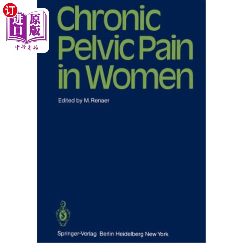 海外直订医药图书chronic pelvic pain in women 女性慢性盆腔疼痛