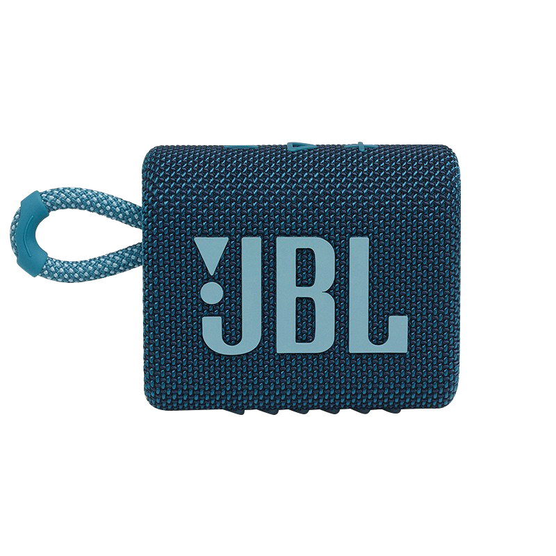 JBL GO3 音乐金砖三代音箱 蓝牙户外便携音响 GO2升级版 迷你低音炮小音响 IP67防水防尘  GO3代蓝色