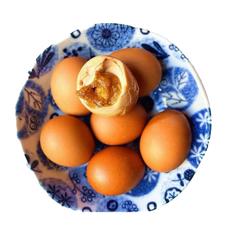 麻酱鸡蛋 起沙流油正宗麻酱鸡蛋咸淡适中熟食蓟县真空即食早餐 10枚