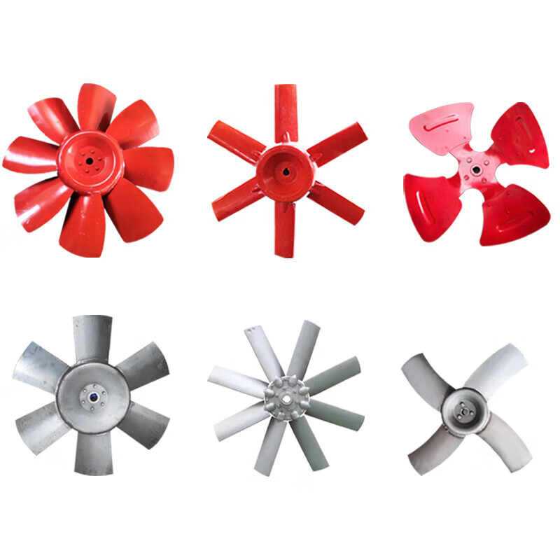 第鑫定做轴流风机玻璃钢不锈钢铝叶轮消防排烟混流风扇风叶配件大 因
