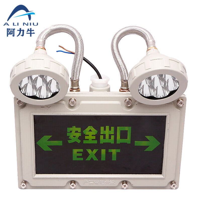 阿力牛 ayj88 防爆应急灯 led消防双头照明灯防爆安全出口标识灯 ex