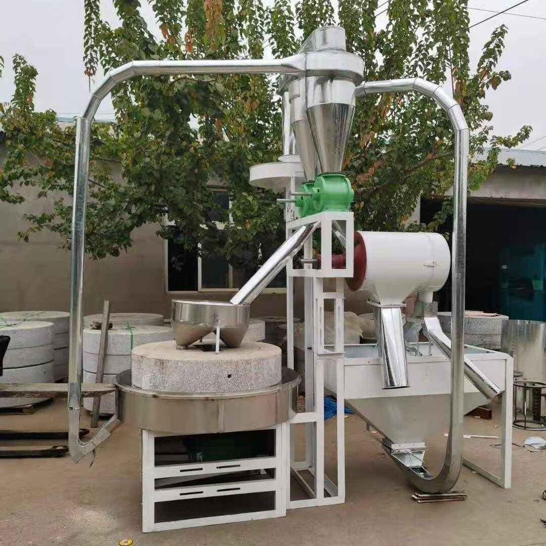 创京懿选大型商用小麦磨面机 石磨面粉机商用大型风运式小麦玉米五谷杂粮 其他型号定制