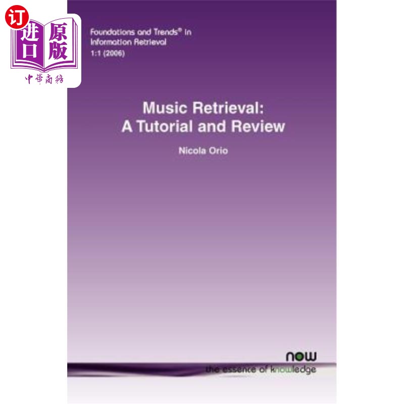 海外直订music retrieval: a tutorial and review 音乐检索:教程和