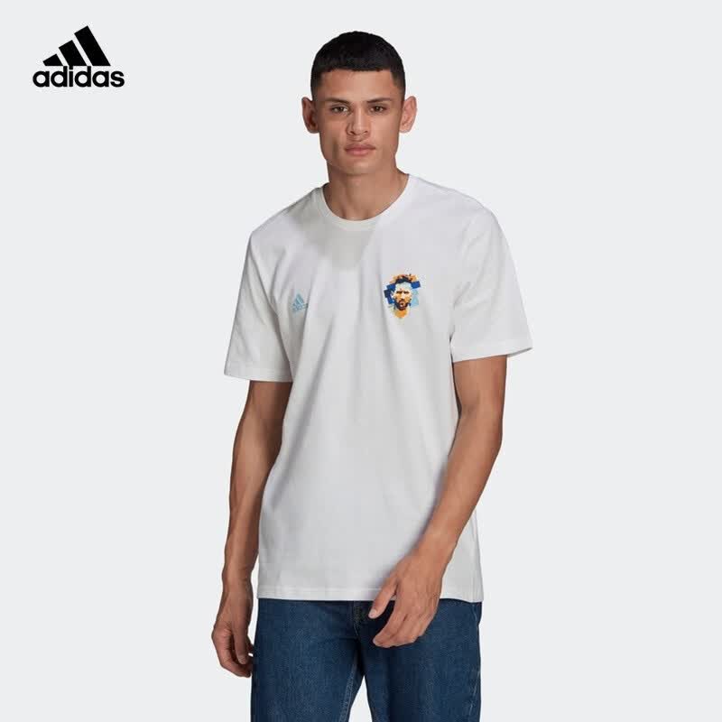 阿迪达斯 adidas 男子 足球系列 m messi g t 运动 t恤 ha0935 xl码