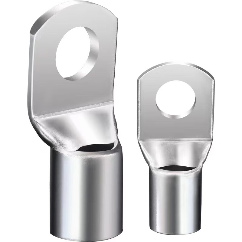 铜鼻冷压接线端子压线鼻接线耳连接器圆形裸端子铜接压线头  sc25-8