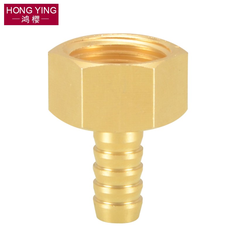 鸿樱 黄铜4分内丝宝塔活接头煤气燃气咀格林头软管皮水管快插配件 铜