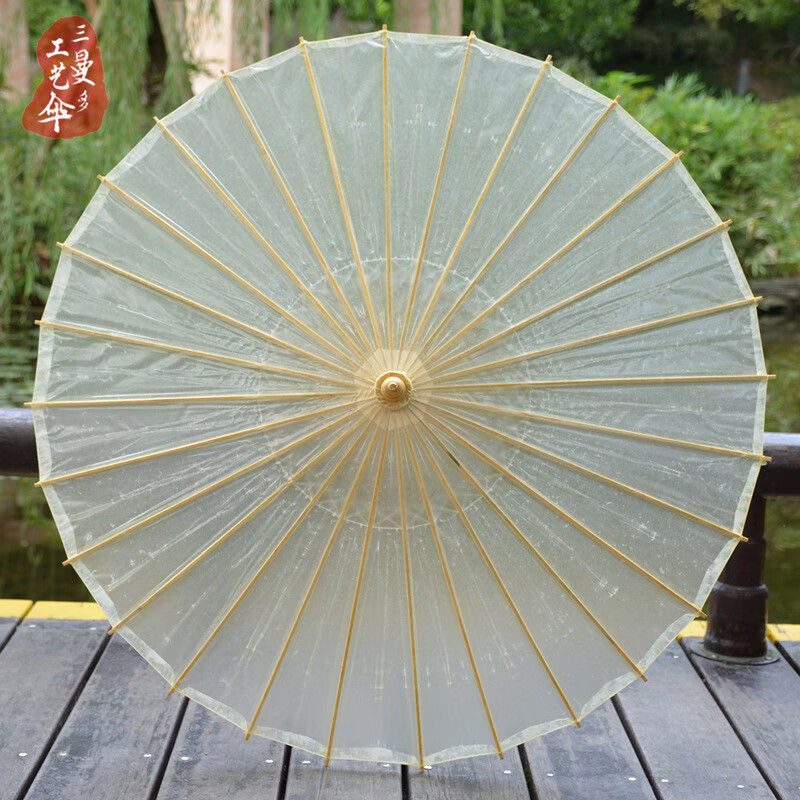 天颛古风油纸伞淡雅水墨风油脂伞桐油古代雨伞防雨防水复古汉服拍照道