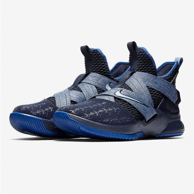 耐克(nike)新款男鞋lebron 12 詹姆斯12代篮球鞋士兵实战ao2609-401