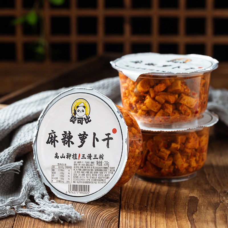 莫可比(mockbee mockbee mockbee)四川特产莫可比麻辣萝卜干川渝香辣