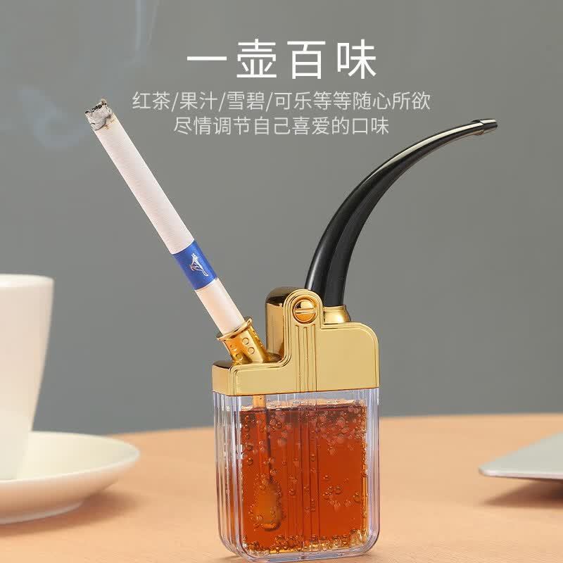 若烟（Ruoyan）水烟壶水烟斗男士烟嘴过滤器水烟筒烟卷通用女士男友生日礼物金色怎么看?