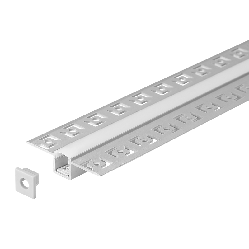 雷士照明 NVC)led线性灯嵌入式暗装线条灯灯条形明装线形灯铝槽灯带 平角预埋款-暖白光-需自购低压电源
