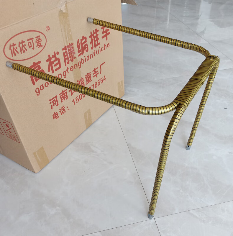 锟霖屹藤编车加高护栏 通用婴儿推车加高护栏加高围栏可站立扶手藤编