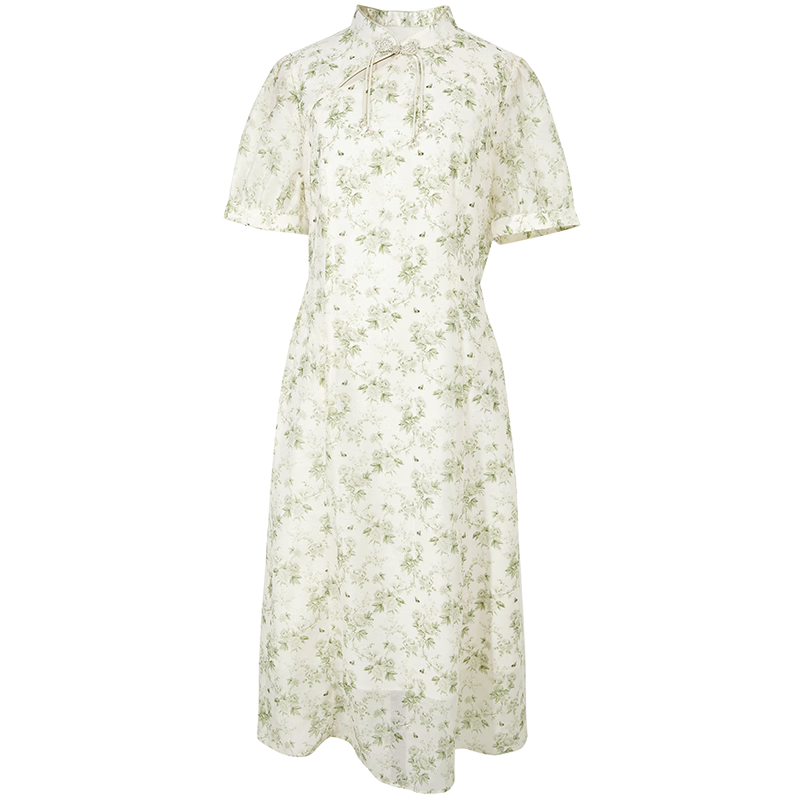 ���ʴ���Ůװ2024�ļ��¿�����ʽ����ӡ������ȹ�����̿۹�����MM ��ɫ M 160/88B