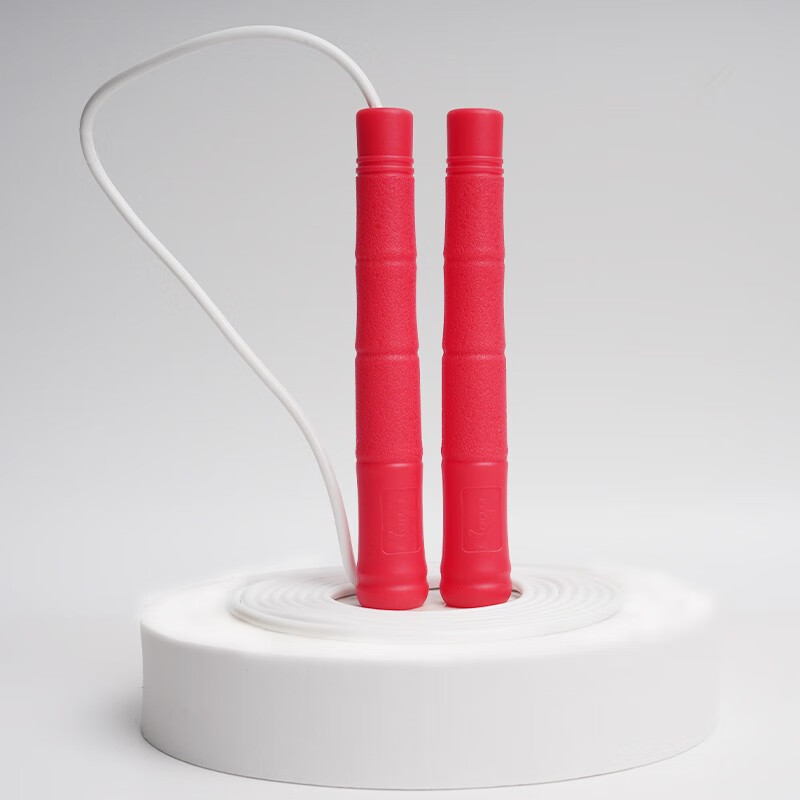 loop 跳绳健身减肥运动胶绳户外小学生沙式跳绳儿童幼儿园初学 红色