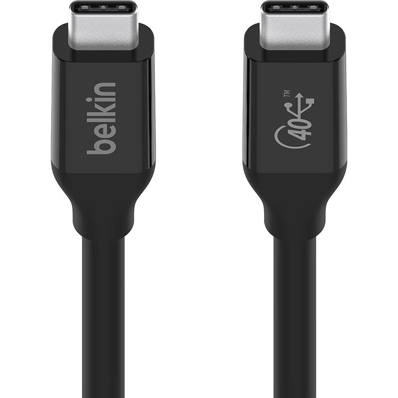 贝尔金（BELKIN）USB 4 全功能 Type-C 100wPD快充 数据线 兼容雷电3 USB3 适配 苹果笔记本  手机 平板100031883406