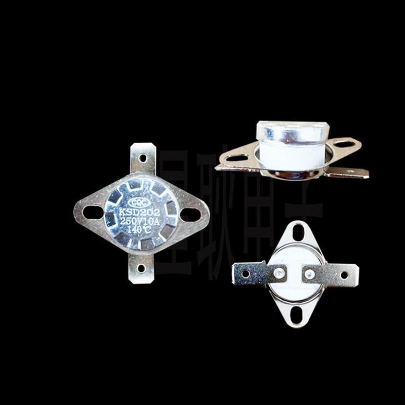 ksd202微波炉温控开关器250v10a 120度 过热切断断路保护器 140度平脚