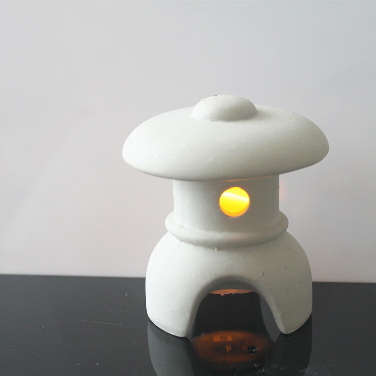 山头林村雪见灯 日式疗愈陶瓷茶空间家居氛围灯民宿装饰雪见灯茶道