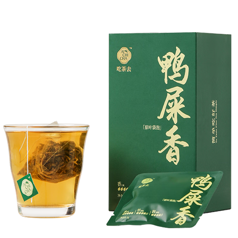 AICHICHA冷泡袋泡茶 鸭屎香单丛乌龙茶祁红香螺量贩装 小袋茶叶 随心装袋泡茶1盒 2g * 3包